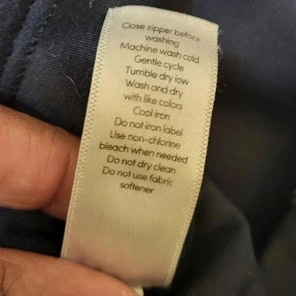 Athleta Outdoors Running Blue Side Zipper Pockets HR Tights Leggings(L)Tall - Picture 10 of 10